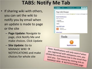 Wikispaces Basic Ppt