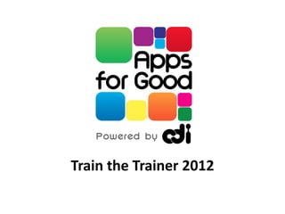 Train the Trainer 2012
 