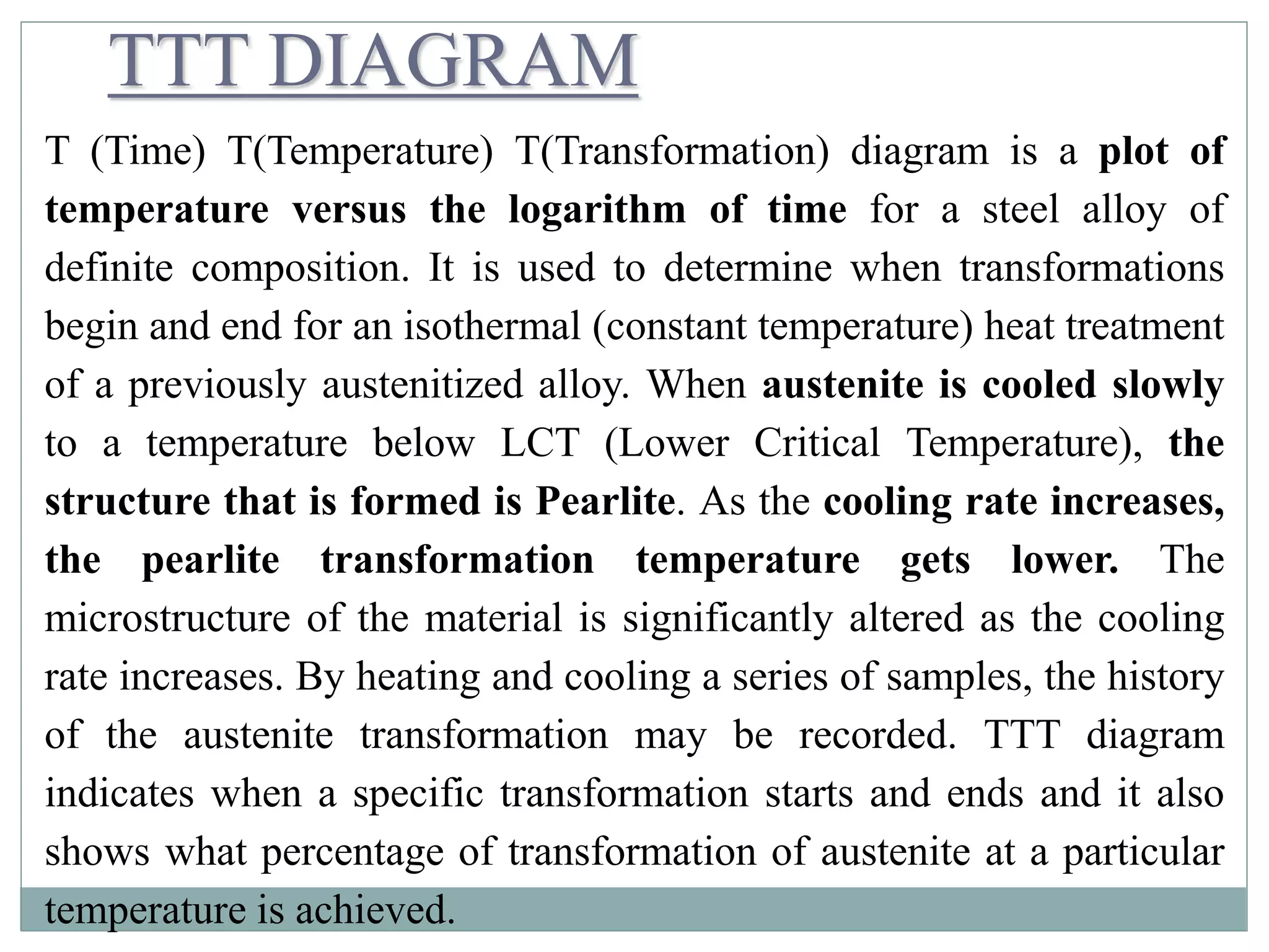 Ttt diagram | PPT