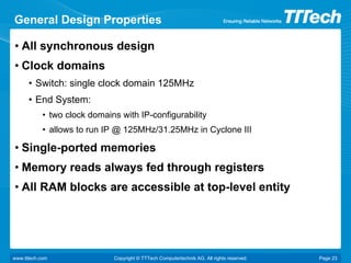 Time Triggered Ethernet - Overview | PDF