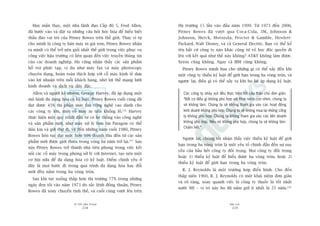 TÛÂ TÖËT ÀÏËN VÔ ÀAÅI
228
PHUÅ LUÅC
229
thõ trûúâng 15 lêìn vaâo àêìu nùm 1999. Tûâ 1973 àïën 2000,
Pitney Bowes àaä vûúåt qua Coca-Cola, 3M, Johnson &
Johnson, Merck, Motorola, Procter & Gamble, Hewlett-
Packard, Walt Disney, vaâ caã General Electric. Baån coá thïí kïí
tïn bêët cûá cöng ty naâo khaác cuäng tûâ voã boåc àöåc quyïìn ài
lïn vúái kïët quaã nhû thïë naây khöng? AT&T khöng laâm àûúåc.
Xerox cuäng khöng. Ngay caã IBM cuäng khöng.
Pitney Bowes minh hoåa cho nhûäng gò coá thïí xaãy àïën khi
möåt cöng ty thiïëu kyã luêåt àïí giúái haån trong ba voâng troân, vaâ
ngûúåc laåi, àiïìu gò coá thïí xaãy ra khi hoå laåi aáp duång kyã luêåt.
Caác cöng ty nhaãy voåt àïìu thûåc hiïån töët cêu thêìn chuá àún giaãn:
“Bêët cûá àiïìu gò khöng phuâ húåp vúái Khaái niïåm con nhñm, chuáng ta
seä khöng laâm. Chuáng ta seä khöng tham gia vaâo caác hoaåt àöång
kinh doanh khöng phuâ húåp. Chuáng ta seä khöng mua laåi nhûäng cöng
ty khöng phuâ húåp. Chuáng ta khöng tham gia vaâo caác liïn doanh
khöng phuâ húåp. Nïëu noá khöng phuâ húåp, chuáng ta seä khöng laâm.
Chêëm hïët.”
Ngûúåc laåi, chuáng töi nhêån thêëy viïåc thiïëu kyã luêåt àïí giúái
haån trong ba voâng troân laâ möåt yïëu töë chñnh dêîn àïën sûå suy
yïëu cuãa hêìu hïët cöng ty àöëi troång. Moåi cöng ty àöëi troång
hoùåc 1) thiïëu kyã luêåt àïí hiïíu àûúåc ba voâng troân, hoùåc 2)
thiïëu kyã luêåt àïí giúái haån trong ba voâng troân.
R. J. Reynolds laâ möåt trûúâng húåp àiïín hònh. Cho àïën
thêåp niïn 1960, R. J. Reynolds coá möåt khaái niïåm àún giaãn
vaâ roä raâng, xoay quanh viïåc laâ cöng ty thuöëc laá töët nhêët
nûúác Myä – võ trñ naây hoå àaä nùæm giûä ñt nhêët laâ 25 nùm.258
May mùæn thay, möåt nhaâ laänh àaåo Cêëp àöå 5, Fred Allen,
àaä bûúác vaâo vaâ àùåt ra nhûäng cêu hoãi hoác buáa àïí hiïíu biïët
thêëu àaáo vai troâ cuãa Pitney Bowes trïn thïë giúái. Thay vò tûå
cho mònh laâ cöng ty baán maáy in giaá tem, Pitney Bowes nhêån
ra mònh coá thïí trúã nïn gioãi nhêët thïë giúái trong viïåc phuåc vuå
cöng viïåc hêåu trûúâng coá liïn quan àïën viïåc truyïìn thöng tin
cuãa caác doanh nghiïåp. Hoå cuäng nhêån thêëy caác saãn phêím
höî trúå phûác taåp, vñ duå nhû maáy fax vaâ maáy photocopy
chuyïn duång, hoaân toaân thñch húåp vúái cöî maáy kinh tïë dûåa
vaâo lúåi nhuêån trïn möîi khaách haâng, nhúâ lúåi thïë maång lûúái
kinh doanh vaâ dõch vuå daây àùåc.
Allen vaâ ngûúâi kïë nhiïåm, George Harvey, àaä aáp duång möåt
mö hònh àa daång hoáa coá kyã luêåt. Pitney Bowes cuöëi cuâng àaä
àaåt àûúåc 45% thõ phêìn maáy fax cöng nghïå cao daânh cho
caác cöng ty lúán, möåt cöî maáy in tiïìn khöíng löì.256
Harvey
thûåc hiïån möåt quy trònh àêìu tû coá hïå thöëng vaâo cöng nghïå
vaâ saãn phêím múái, nhû maáy xûã lyá bûu tñn Paragon coá thïí
daán kñn vaâ gûãi thû ài, vaâ àïën nhûäng nùm cuöëi 1980, Pitney
Bowes liïn tuåc àaåt mûác hún 50% doanh thu àïën tûâ caác saãn
phêím múái àûúåc giúái thiïåu trong voâng ba nùm trúã laåi.257
Sau
naây Pitney Bowes trúã thaânh nhaâ tiïn phong trong viïåc kïët
nöëi caác cöî maáy trong phoâng xûã lyá vúái Internet, taåo nïn möåt
cú höåi nûäa àïí àa daång hoáa coá kyã luêåt. Àiïím chñnh yïëu úã
àêy laâ moåi bûúác ài trong quaá trònh àa daång hoáa hay àöíi
múái àïìu nùçm trong ba voâng troân.
Sau khi tuåt xuöëng thêëp hún thõ trûúâng 77% trong nhûäng
ngaây àen töëi vaâo nùm 1973 do sùæc lïånh àöìng thuêån, Pitney
Bowes àaä xoay chuyïín tònh thïë, vaâ cuöëi cuâng vûúåt lïn trïn
 