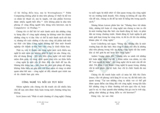 TÛÂ TÖËT ÀÏËN VÔ ÀAÅI
268
PHUÅ LUÅC
269
ta suöët ngaây bõ nhöìi nheát vïì têìm quan troång cuãa cöng nghïå
tûâ caác trûúâng kinh doanh. Nïëu chuáng ta khöng àïì cêåp àïën
vêën àïì naây, chuáng ta àaä àïí laåi möåt löî höíng lúán trong quyïín
saách.”
Nhûng Brian Larsen phaãn baác laåi: “Nhûng theo töi nhêån
thêëy, nhûäng kïët luêån vïì cöng nghïå maâ chuáng ta tòm ra chó
laâ möåt trûúâng húåp àùåc biïåt cuãa haânh àöång kyã luêåt, vaâ phaãi
àùåt noá trong chûúng trûúác. Haânh àöång kyã luêåt nghôa laâ giûä
mûác giúái haån trong ba voâng troân, vaâ àoá laâ cöët loäi cuãa nhûäng
khaám phaá vïì cöng nghïå.”
Scott Cederberg noái ngay: “Àuáng vêåy, nhûng àêy laâ möåt
trûúâng húåp rêët àùåc biïåt. Moåi cöng ty nhaãy voåt àïìu laâ nhûäng
nhaâ tiïn phong trong viïåc aáp duång cöng nghïå rêët lêu trûúác
khi caã thïë giúái bõ mï hoùåc búãi cöng nghïå.”
Amber Young phaãn àöëi: “Nhûng nïëu so saánh vúái nhûäng
kïët luêån khaác nhû Cêëp àöå 5, Khaái niïåm con nhñm, vaâ vêën
àïì “con ngûúâi ài trûúác”, thò cöng nghïå chó laâ möåt vêën àïì rêët
nhoã. Töi àöìng yá vúái Brian: Cöng nghïå laâ quan troång, nhûng
chó laâ möåt phêìn cuãa kyã luêåt, hay chó laâ chiïëc baánh àaâ maâ
thöi.”
Chuáng töi àaä tranh luêån suöët caã muâa heâ. Röìi thò Chris
Jones, vêîn vúái phong caách lùång leä vaâ suy tû, àaä hoãi möåt cêu
quan troång: “Taåi sao nhûäng cöng ty nhaãy voåt coá thïí giûä
àûúåc quan àiïím cên bùçng àöëi vúái cöng nghïå, trong khi hêìu
hïët nhûäng cöng ty khaác thûúâng trúã nïn quaá vöìn vaä, hoùåc
quaá lo súå, vaâ chaåy quanh nhû nhûäng chuá gaâ con lo trúâi sêåp,
giöëng nhû nhûäng gò àang diïîn ra vúái Internet?”
Àuáng vêåy, taåi sao chûá.
vïì hïå thöëng àiïìu hoâa, maâ laâ Westinghouse.312
Palm
Computing khöng phaãi laâ nhaâ tiïn phong vïì thiïët bõ höî trúå
caá nhên kyä thuêåt söë, maâ laâ Apple, vúái saãn phêím Newton
àûúåc nhiïìu ngûúâi biïët àïën.313
AOL khöng phaãi laâ nhaâ tiïn
phong vïì cöång àöìng ngûúâi tiïu duâng trïn Internet, maâ laâ
CompuServe vaâ Prodigy.314
Chuáng töi coá thïí liïåt kï möåt danh saách daâi nhûäng cöng
ty haâng àêìu vïì cöng nghïå nhûng laåi khöng vûúåt lïn thaânh
nhûäng cöng ty vô àaåi. Àêy coá thïí laâ möåt danh saách rêët thuá
võ, nhûng röët cuöåc nhûäng vñ duå naây cuäng chó phaãn aánh möåt
sûå thêåt cùn baãn: Cöng nghïå khöng thïí àûa möåt doanh
nghiïåp töët thaânh vô àaåi, hay cûáu cöng ty khoãi thaãm hoåa.
Thêåt ra, viïåc lïå thuöåc vaâo cöng nghïå möåt caách thiïëu suy
nghô laâ möåt moán núå, khöng phaãi laâ möåt taâi saãn. Àuáng vêåy,
khi sûã duång àuáng – khi gùæn liïìn cöng nghïå vúái möåt khaái
niïåm àún giaãn, roä raâng, nhêët quaán dûåa trïn sûå thêëu hiïíu
– cöng nghïå laâ möåt yïëu töë thuác àêíy cêìn thiïët àïí taåo àaâ.
Nhûng khi duâng sai – khi choån lêëy möåt giaãi phaáp dïî daâng,
khöng thêëu hiïíu noá gùæn liïìn vúái khaái niïåm roä raâng vaâ nhêët
quaán nhû thïë naâo – cöng nghïå seä àêíy nhanh quaá trònh tan
raä do chñnh baån gêy nïn.
CÖNG NGHÏå VAÂ NÖÎI LO TUÅT HÊÅU
Nhoám nghiïn cûáu chuáng töi àaä tranh caäi rêët nhiïìu liïåu
chuã àïì naây nïn àûúåc thaão luêån trong möåt chûúng riïng hay
khöng.
Scott Jones noái: “Phaãi coá möåt chûúng vïì cöng nghïå. Chuáng
 