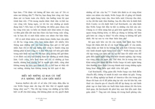 TÛÂ TÖËT ÀÏËN VÔ ÀAÅI
168
PHUÅ LUÅC
169
nhûäng nöî lûåc cuãa hoå.”190
Trûúác khi àõnh ra roä raâng Khaái
niïåm con nhñm cuãa mònh, Wells Fargo àaä cöë gùæng trúã thaânh
möåt ngên haâng toaân cêìu, theo kiïíu möåt Citicorp thu nhoã,
vaâ hoå chó àaåt mûác têìm thûúâng. Sau àoá, àêìu tiïn laâ dûúái thúâi
Dick Cooley vaâ röìi dûúái thúâi Carl Reichardt, caác nhaâ laänh
àaåo Wells Fargo bùæt àêìu tûå àùåt ra nhûäng cêu hoãi sêu sùæc:
Chuáng ta coá tiïìm nùng laâm gò gioãi hún ngûúâi khaác, vaâ cuäng
quan troång khöng keám, coá àiïìu gò chuáng ta khöng thïí laâm
gioãi hún caác cöng ty khaác? Vaâ nïëu chuáng ta khöng thïí gioãi
nhêët, thò taåi sao ta coân thûåc hiïån laâm chi?
Boã qua möåt bïn caái töi cuãa mònh, ban laänh àaåo Wells
Fargo àaä chêëm dûát àa söë caác hoaåt àöång quöëc tïë cuãa mònh,
chêëp nhêån sûå thêåt laâ hoå khöng thïí gioãi hún Citicorp trong
viïåc kinh doanh ngên haâng toaân cêìu.191
Wells Fargo sau àoá
chó têåp trung vaâo lônh vûåc hoå coá thïí laâm töët nhêët trïn thïë
giúái: àiïìu haânh ngên haâng nhû möåt doanh nghiïåp, têåp trung
vaâo vuâng phña têy nûúác Myä. Thïë thöi. Àoá laâ troång têm cuãa
Khaái niïåm con nhñm àaä àûa Wells Fargo tûâ möåt ngên haâng
têìm thûúâng, theo àuöi Citicorp thaânh möåt trong nhûäng ngên
haâng hoaåt àöång hiïåu quaã nhêët trïn thïë giúái.
Carl Reichardt, Töíng giaám àöëc Wells Fargo vaâo thúâi àiïím
chuyïín àöíi, chûáng toã mònh laâ möåt con nhñm taâi gioãi. Trong
khi caác àöìng nghiïåp taåi Bank of America vêîn coân trong giai
àoaån röëi loaån caãi töí àïí phaãn ûáng laåi viïåc xoáa boã baão höå, vûâa
thuï caác chuyïn gia vïì chuyïín àöíi àïí aáp duång caác mö hònh
phûác taåp vaâ thûåc hiïån caác buöíi thaão luêån nhoám rêët töën keám
thúâi gian, thò Reichardt àaä phúi baây moåi thûá àïën mûác àún
giaãn nhêët.192
Öng noái vúái chuáng töi trong buöíi phoãng vêën:
baån laâm. (“Töi àûúåc traã lûúng àïí laâm viïåc naây û? Töi coá
nùçm mú khöng àêy?”) Thûá ba, baån àang laâm cöng viïåc baån
àam mï vaâ hoaân toaân yïu thñch, têån hûúãng toaân böå quaá
trònh laâm viïåc. (“Töi mong muöën àûúåc thûác dêåy vaâ bùæt tay
vaâo cöng viïåc haâng ngaây, vaâ töi tin vaâo nhûäng gò mònh
àang laâm.”) Nïëu baån coá thïí hûúáng túái àiïím giao nhau cuãa
ba voâng troân naây vaâ biïën noá thaânh möåt khaái niïåm roä raâng
vaâ àún giaãn dêîn dùæt moåi lûåa choån cuãa baån trong cuöåc söëng,
vêåy laâ baån àaä coá möåt Khaái niïåm con nhñm cho baãn thên.
Àïí coá möåt Khaái niïåm con nhñm hoaân chónh, baån cêìn phaãi
coá àuã ba voâng troân. Nïëu baån kiïëm àûúåc rêët nhiïìu tiïìn
thöng qua nhûäng viïåc maâ baån khöng bao giúâ coá thïí gioãi
nhêët, baån chó coá thïí xêy dûång möåt cöng ty thaânh cöng maâ
khöng phaãi laâ möåt cöng ty vô àaåi. Nïëu baån trúã nïn gioãi nhêët
trong möåt lônh vûåc naâo àoá, thò baån cuäng khöng thïí giûä àûúåc
võ trñ àónh cao nïëu baån khöng àam mï nhûäng gò mònh àang
laâm. Cuöëi cuâng, nïëu baån àam mï têët caã nhûäng gò baån
muöën, nhûng baån khöng thïí laâ ngûúâi gioãi nhêët, cuäng nhû
khöng mang laåi hiïåu quaã kinh tïë, thò coá thïí baån seä thêëy rêët
vui sûúáng, nhûng baån khöng mang laåi kïët quaã vô àaåi.
HIÏÍU ROÄ NHÛÄNG GÒ BAÅN COÁ THÏÍ
(VAÂ KHÖNG THÏÍ) LAÂM GIOÃI NHÊËT
Warren Buffett àaä viïët vïì söë tiïìn 290 triïåu àöla àêìu tû
vaâo Wells Fargo mùåc duâ öng rêët baão thuã vïì ngaânh ngên
haâng nhû sau189
: “Hoå chó têåp trung vaâo nhûäng gò hoå hiïíu
biïët vaâ àïí cho khaã nùng, chûá khöng phaãi caái töi, quyïët àõnh
 