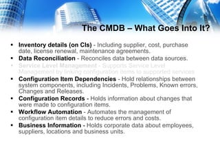 A Practical Guide to CMDB Deployment in a Tivoli Environment | PPT