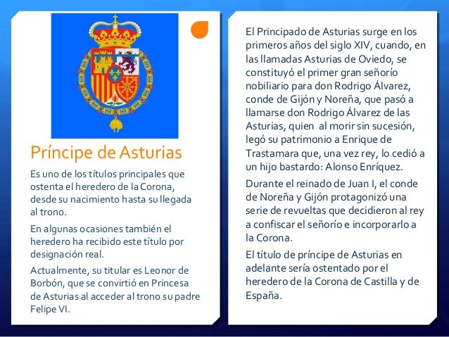 Título de Príncipe de Asturias