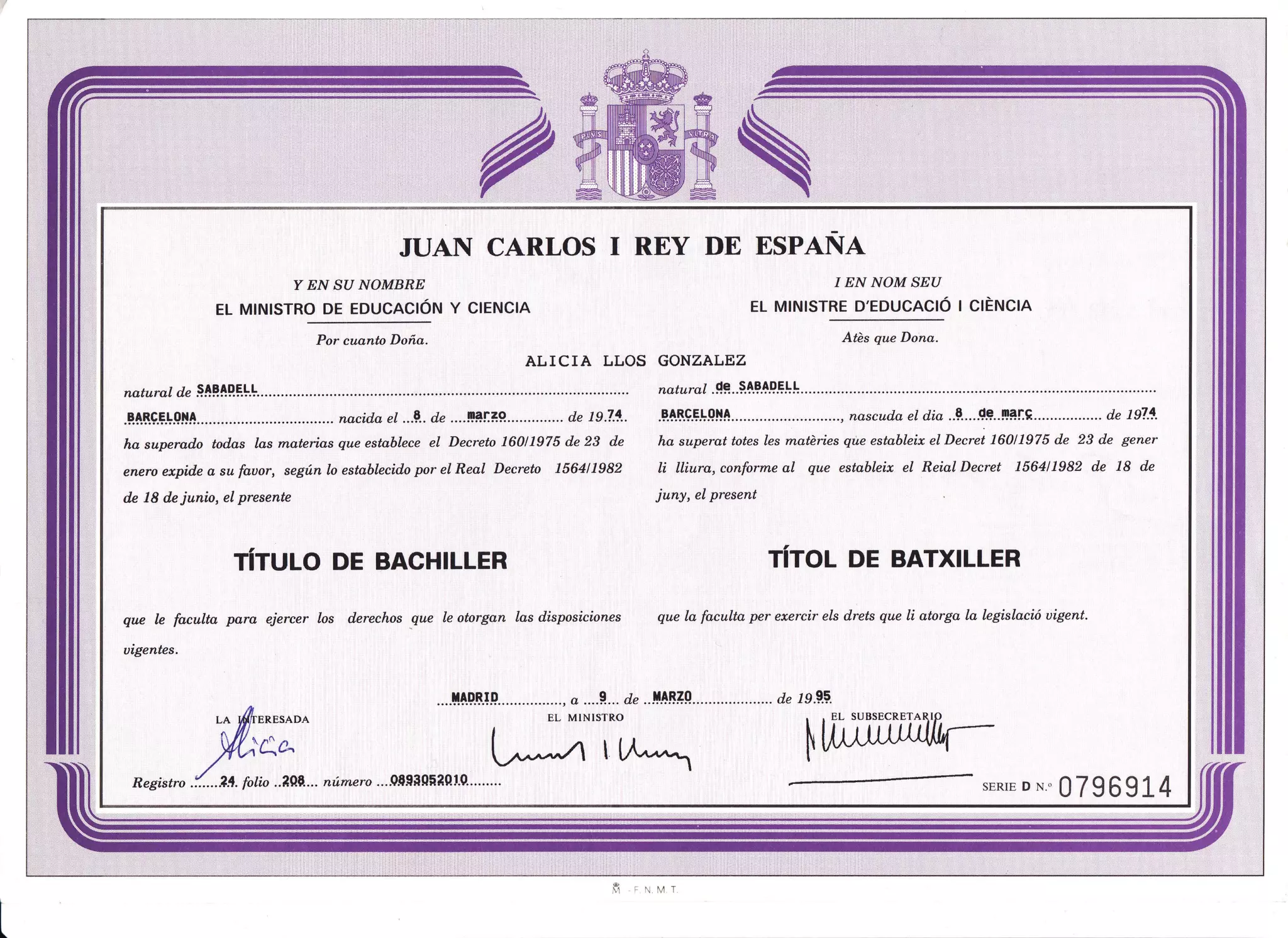 Título de bachiller | PDF