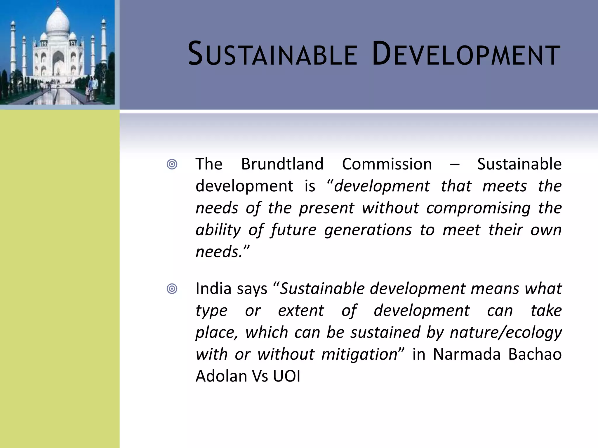 "Over-View Report"  - NEERIVardharajan CommitteeNo new industries on the north west of TajRelocation of existing industries to south eastEIA Study for big industry in Agra regionAuthority for monitoring emissions by industries & air quality in Agra on continuous basisTime-bound ProgrammeExplore the possibility of protecting the monuments by the provision of a green belt