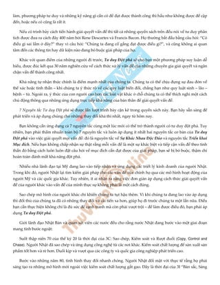 làm, phương pháp tư duy và những kỹ năng gì cần có để đạt được thành công thì hầu như không được đề cập
đến, hoặc nếu có cũng là rất ít.
Nếu có trình bày cách tiến hành giải quyết vấn đề thì tất cả những quyển sách trên đều nói về tư duy phân
tích được đưa ra cách đây 400 năm bởi Rene Descartes và Francis Bacon. Họ thường bắt đầu bằng câu hỏi: “Có
điều gì sai lầm ở đây?” thay vì câu hỏi: “Chúng ta đang cố gắng đạt được điều gì?”, và cũng không ai quan
tâm đến các thông tin hay dữ kiện nào đang bó buộc giải pháp của họ.
Khác với quan điểm của những người đi trước, Tư duy Đột phá sẽ cho bạn một phương pháp suy luận dễ
hiểu, được đúc kết qua 30 năm nghiên cứu về cách thức xử lý vấn đề của những chuyên gia giải quyết và ngăn
chặn vấn đề thành công nhất.
Khả năng tự nhận thức chính là điểm mạnh nhất của chúng ta. Chúng ta có thể chịu đựng sự đau đớn về
thể xác hoặc tinh thần – khi chúng ta ý thức rõ về các quy luật biến đổi, chẳng hạn như quy luật sinh – lão –
bệnh – tử. Ngoài ra, ý thức của con người cao hơn các loài vật khác ở chỗ chúng ta có thể thích nghi một cách
chủ động thông qua những ứng dụng trực tiếp khả năng của bản thân để giải quyết vấn đề.
7 Nguyên tắc Tư duy Đột phá sẽ được lần lượt trình bày cặn kẽ trong quyển sách này. Bạn hãy sẵn sàng để
phát triển và áp dụng chúng cho những thay đổi khả thi nhất, ngay từ hôm nay.
Bạn không cần ứng dụng cả 7 nguyên tắc cùng một lúc mới có thể trở thành người có tư duy đột phá. Tuy
nhiên, bạn phải thấm nhuần toàn bộ 7 nguyên tắc và luôn áp dụng ít nhất hai nguyên tắc cơ bản của Tư duy
Đột phá vào việc giải quyết mọi vấn đề: đó là nguyên tắc về Sự Khác Nhau Độc Đáo và nguyên tắc Triển khai
Mục đích. Nếu bạn không chấp nhận sự thật rằng mỗi vấn đề là một sự khác biệt và tiếp cận vấn đề theo tinh
thần đó bằng cách luôn luôn đặt câu hỏi về mục đích cần đạt được của giải pháp, bạn sẽ bị bó buộc, thậm chí
hoàn toàn đánh mất khả năng đột phá.
Nhiều nhà lãnh đạo tại Mỹ đang lao vào tiếp nhận và ứng dụng các triết lý kinh doanh của người Nhật.
Trong khi đó, người Nhật lại tìm kiếm giải pháp cho các vấn đề của chính họ qua các mô hình hoạt động của
người Mỹ và các quốc gia khác. Tuy nhiên, ít ai nhận ra rằng việc đơn giản áp dụng cách thức giải quyết vấn
đề của người khác vào vấn đề của mình thực sự không phải là một cách đúng.
Sao chép mô hình của người khác chỉ khiến chúng ta tụt hậu thêm. Vì khi chúng ta đang lao vào áp dụng
thì đối thủ của chúng ta đã có những thay đổi và cải tiến xa hơn, giúp họ đi trước chúng ta một lần nữa. Điều
bạn cần thực hiện không chỉ là đủ sức để cạnh tranh mà còn phải vượt trội – để làm được điều đó, bạn phải áp
dụng Tư duy Đột phá.
Giới lãnh đạo Nhật Bản và quan sát viên các nước đều cho rằng nước Nhật đang bước vào một giai đoạn
mang tính bước ngoặt:
Suốt thập niên 70 của thế kỷ 20 là thời đại của 3C: Sao chép, Kiểm soát và Rượt đuổi (Copy, Control and
Chase). Người Nhật đã sao chép và ứng dụng công nghệ từ các nơi khác. Kiểm soát chất lượng để sản xuất sản
phẩm tốt hơn và rẻ hơn. Đuổi kịp và vượt qua các công ty và quốc gia công nghiệp phát triển cao.
Bước vào những năm 80, tình hình thay đổi nhanh chóng. Người Nhật đối mặt với thực tế rằng họ phải
sáng tạo ra những mô hình mới ngoài việc kiểm soát chất lượng gắt gao. Đây là thời đại của 3I “Bản sắc, Sáng
 