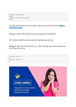 Tu-Hoc-Python-Co-Ban-Trong-10-Phut-NIIT | PDF