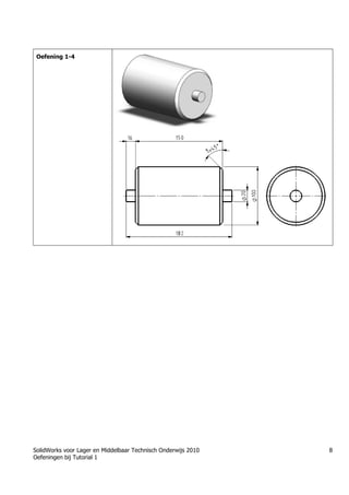 SolidWorks voor Lager en Middelbaar Technisch Onderwijs 2010
Oefeningen bij Tutorial 1
8
Oefening 1-4
Học Solidworks từ cơ bản đến nâng cao liên hệ:
0336662767
www.hoccokhi.vn
ƯU ĐÃI cho Khóa học Solidworks
• Giảm 10% học phí khi đăng ký theo nhóm 3
người trở lên.
• Giảm 10% học phí khi đăng ký 02 khóa học trở
lên.
• Giảm 50% học phí dành cho Nữ sinh viên kỹ
thuật hoặc học viên có hoàn cảnh khó khăn ham
học
 