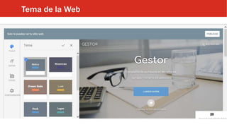 Tema de la Web
 