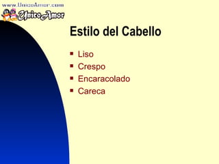 Estilo  Estilo del Cabello Liso Crespo E ncaracolado Careca 