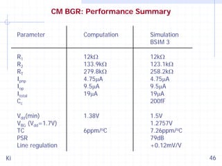 IC Design of Power Management Circuits (IV) | PDF