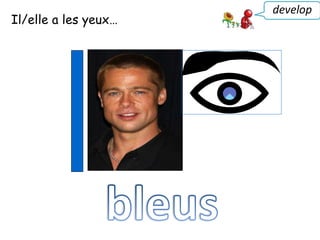 Il/elle a les yeux…
develop
 