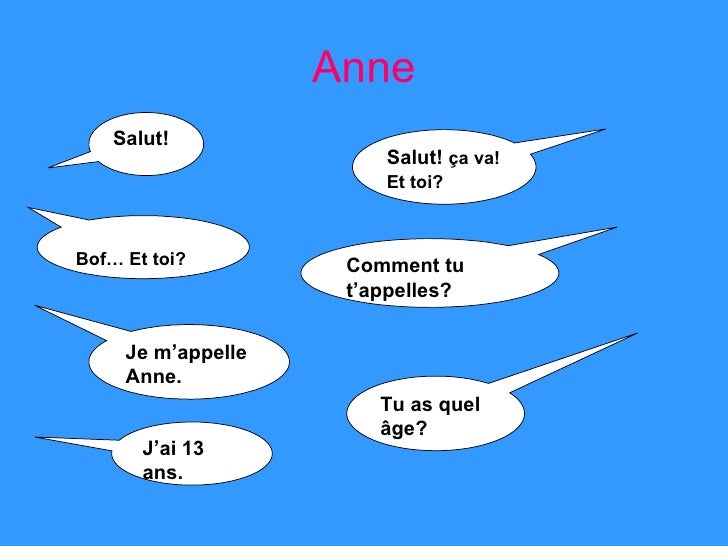 Tu As Quel Age Year 7