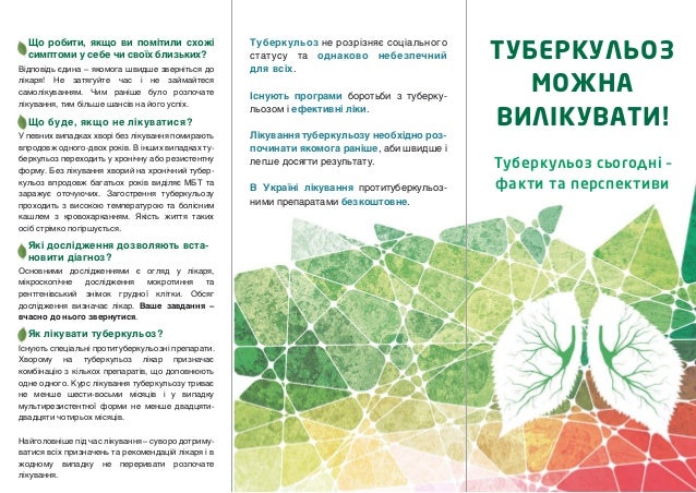 Туберкульоз сьогодні - факти та перспективи
