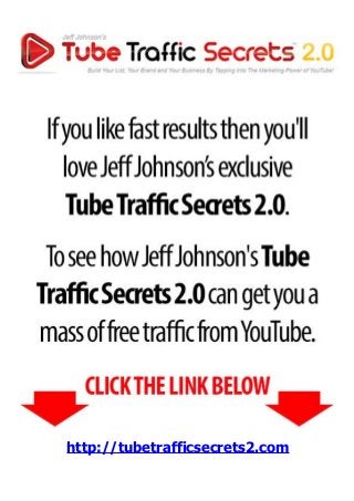 http://tubetrafficsecrets2.com
To Get Free Traffic From YouTube Click This Link: http://tubetrafficsecrets2.com

 