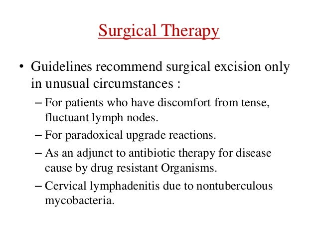 Tubercular Lymphadenitis Management