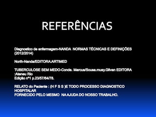 Tuberculose, Diagnóstico de Enfermagem