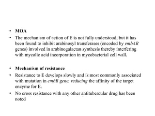 anti mycobacterial and antileprotic drugs | PPTX