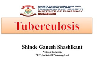 Shinde Ganesh Shashikant
Assistant Professor,
PRES,Institute Of Pharmacy, Loni
 