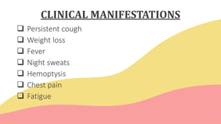 TUBERCULOSIS Community health nursing ppt | PPTX
