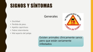 SIGNOS Y SÍNTOMAS
• Docilidad
• Perdida de peso.
• Apetito caprichoso
• Fiebre intermitente.
• Mal aspecto del pelaje.
Existen animales clínicamente sanos
pero que están seriamente
infestados
Generales
 