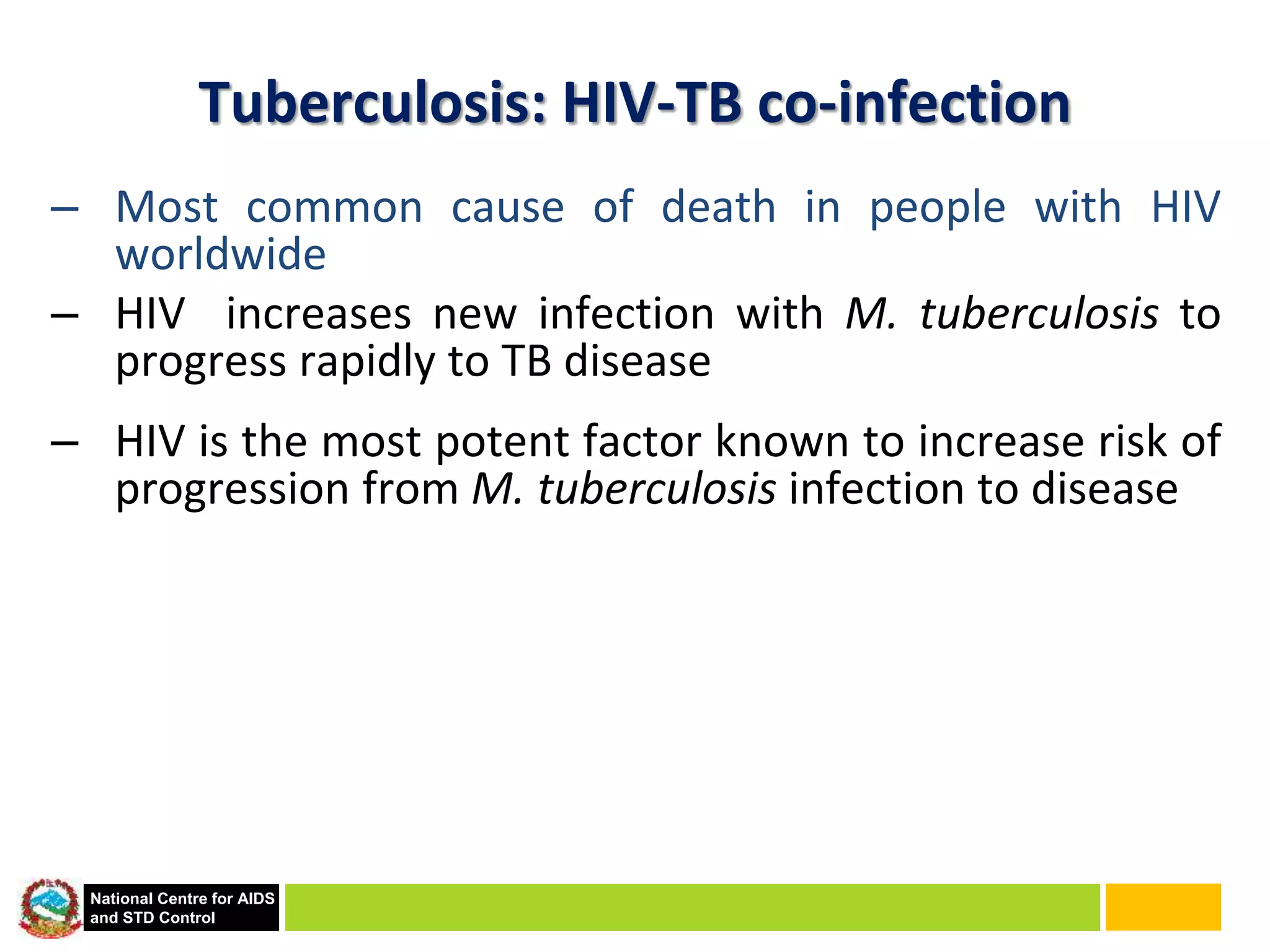 Tuberculosis and HIV Coinfection.ppt