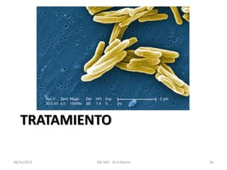 TRATAMIENTO
08/31/2013 TBC SNC - Dr.H.Martín 26
 