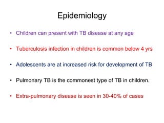 Tuberculosis in children 2021 | PDF