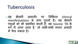 Tuberculosis in hindi tb | PPTX