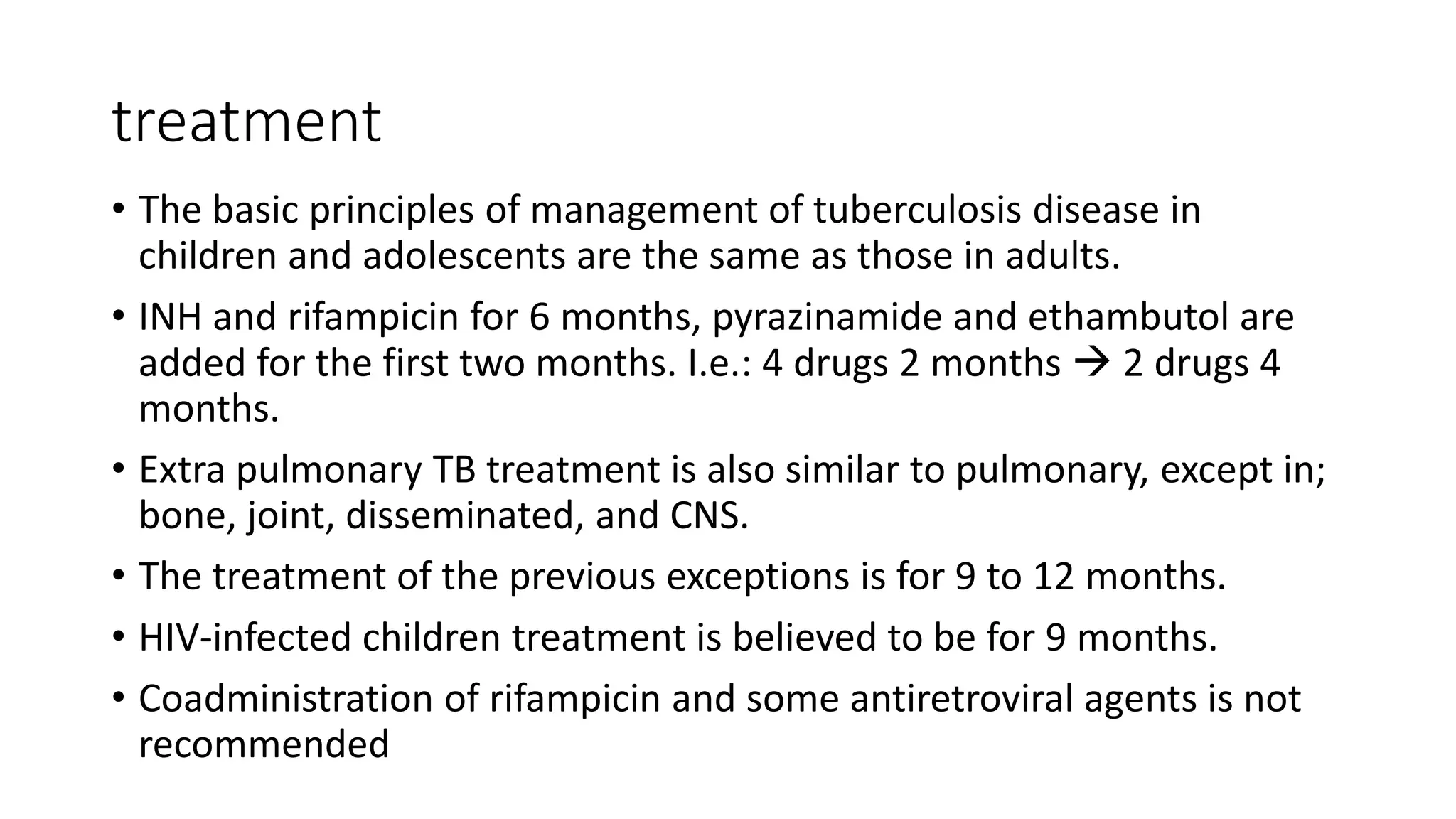 Tuberculosis in pediatric age group | PPTX
