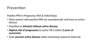 Ppd Risk Ranges Tuberculosis in Pregnancy post graduation.pptx