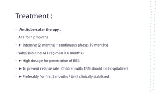 General medicine tuberculosis meningitis.pptx clinical features ...
