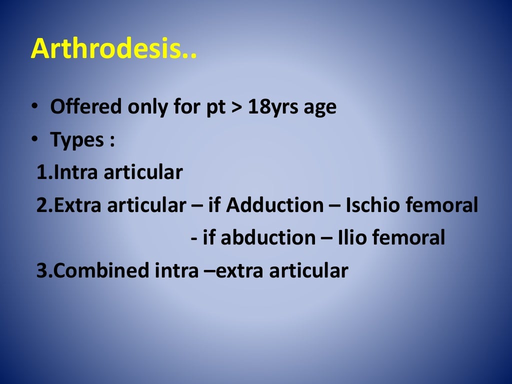 Tuberculosis of hip joint