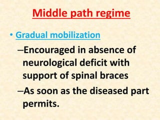 Tuberculosis of spine | PPTX