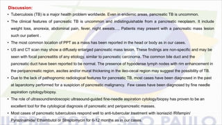 Tuberculosis of the Pancreas Diagnostic Challenges.ppt