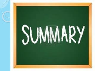 SUMMARY
 