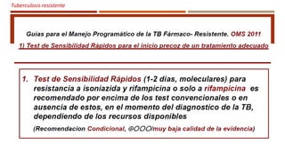 Tuberculosis resistente
 