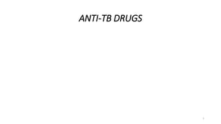 ANTI-TB DRUGS
1
 