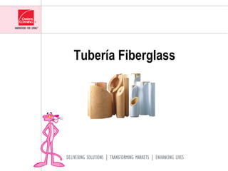 Tubería Fiberglass
 