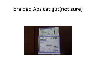 braided Abs cat gut(not sure)
 
