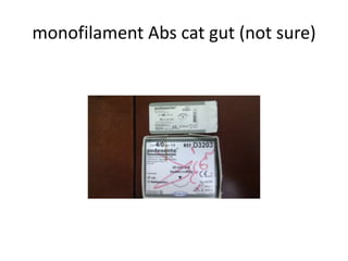 monofilament Abs cat gut (not sure)
 