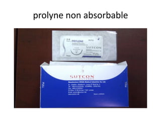 prolyne non absorbable
 