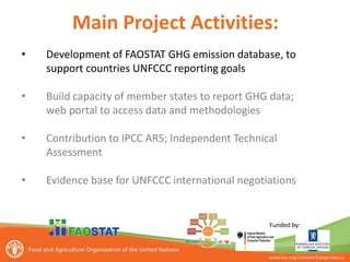 Tubiello Estimating GHG emissions FAO july 2012