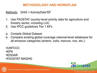Tubiello Estimating GHG emissions FAO july 2012