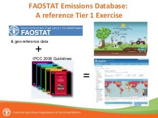 Tubiello FAOSTAT available data and major gaps Nov 11 2014