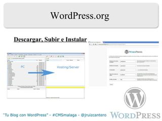 WordPress.org Descargar, Subir e Instalar 