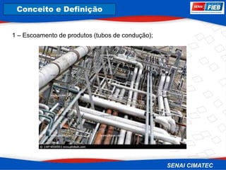 8. Corrosão
1 – Escoamento de produtos (tubos de condução);
Conceito e Definição
 