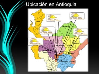 Ubicación en Antioquia
 